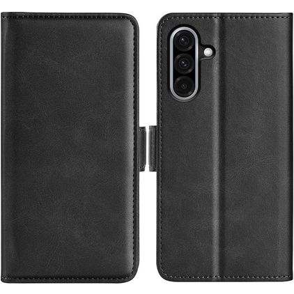 Mobigear Slim Magnet Housse Samsung Galaxy A36 Etui Porte-Monnaie - Noir