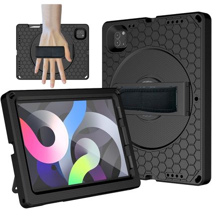 Mobigear Ruggedized Coque iPad Pro 11 Pouces (2018) Coque arrière en EVA + Support Amovible - Noir