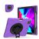 Mobigear SureGrip XGuard Coque iPad Pro 13 Pouces (2024) Coque arrière en Plastique rigide,Silicone + Porte-crayon + Bandoulière + Support Amovible - Violet
