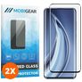 Mobigear Premium Xiaomi Mi 10 Pro Verre trempé Protection d'écran - Compatible Coque - Noir (Lot de 2)