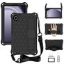 Mobigear HexStrap Coque Samsung Galaxy Tab A9 (2023) Coque arrière en EVA + Bandoulière - Noir