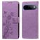 Mobigear Flowers Housse Google Pixel 11 Pro XL Etui Porte-Monnaie - Violet