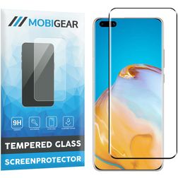 Mobigear Premium Huawei P40 Pro Verre trempé Protection d'écran - Compatible Coque - Noir