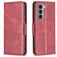 Mobigear Excellent Housse Motorola Moto G200 5G Etui Porte-Monnaie - Rouge