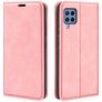 Mobigear Retro Slim Housse Samsung Galaxy M22 Etui Porte-Monnaie - Rose