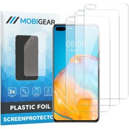 Mobigear Huawei P40 Protection d'écran Film - Compatible Coque (Lot de 3)