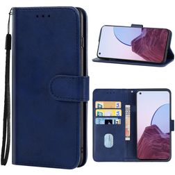 Mobigear Wallet Housse OPPO Reno 7 Lite Etui Porte-Monnaie - Bleu