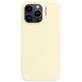 Nudient Base Coque iPhone 14 Plus Coque arrière en Silicone - Pale Yellow