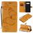 Mobigear Butterfly Housse LG V60 ThinQ Etui Porte-Monnaie - Cognac
