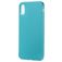 Mobigear Colors Coque iPhone XS Max Coque arrière en TPU Souple - Turquoise