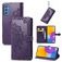 Mobigear Mandala Housse Samsung Galaxy M52 Etui Porte-Monnaie - Violet