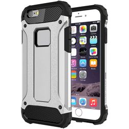 Mobigear Outdoor Coque iPhone 6 Coque arrière Rigide Anti-Chocs - Argent