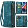 Caseme 008 Housse iPhone 14 Etui avec Coque Détachable Porte-Monnaie - Bleu
