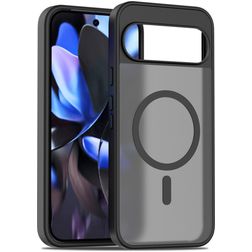 Mobigear Shockproof Google Pixel 10 Pro XL MagSafe Plastique rigide Coque arrière - Noir