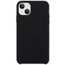 Mobigear Rubber Touch Coque iPhone 15 Coque arrière en Silicone - Noir