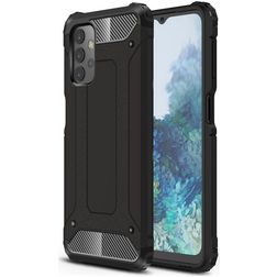 Mobigear Outdoor Samsung Galaxy A32 5G Plastique rigide Coque arrière Antichoc - Noir