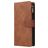 Mobigear Zipper Housse Samsung Galaxy Note 10 Lite Etui Porte-Monnaie - Marron