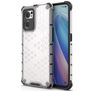 Mobigear Honeycomb Coque OPPO Find X5 Lite Coque arrière Rigide Anti-Chocs - Blanc