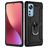 Mobigear Armor Ring Coque Xiaomi 12X Coque arrière Rigide Anti-Chocs avec Anneau-Support - Noir