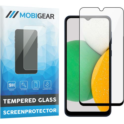 Mobigear Premium Samsung Galaxy A03 Verre trempé Protection d'écran - Compatible coque - Noir