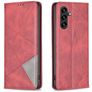 Mobigear Rhombus Slim Housse Samsung Galaxy S25 FE Etui - Rouge