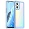 Mobigear Crystal OPPO Reno 7 Lite Plastique rigide Coque arrière - Transparent / Bleu