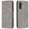 Mobigear Excellent Housse Samsung Galaxy A35 Etui Porte-Monnaie - Gris