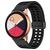 Mobigear Sport Plus Mag Bracelet Silicone Smartwatch Fermeture magnétique - Connexion universelle de 22 mm - Noir