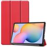 Mobigear Tri-Fold Coque Samsung Galaxy Tab S6 Lite Etui - Rouge