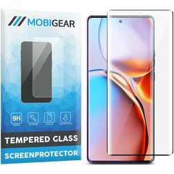 Mobigear Premium Motorola Edge 40 Pro Verre trempé Protection d'écran - Compatible Coque - Noir