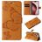 Mobigear Butterfly iPhone 16 Pro Étui Portefeuille - Cognac