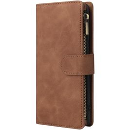 Mobigear Zipper Housse Samsung Galaxy A71 Etui Porte-Monnaie - Marron Mobigear Zipper Housse Samsung Galaxy A71 Etui Porte-Monnaie - Marron