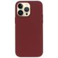 Mobiparts Coque iPhone 14 Pro Max Coque arrière en Silicone - Plum Red