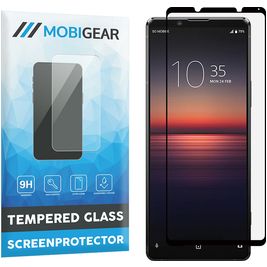 Mobigear Premium Sony Xperia 1 II Verre trempé Protection d'écran - Compatible Coque - Noir