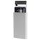 Mobiparts Cardprotector Porte-cartes Aluminium - 6 cartes - Compatible MagSafe - Argent