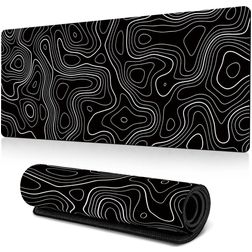 Mobigear Anti-Slip - Tapis de souris - 40 x 90 CM - Abstract Fluid 25