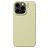 Nudient Base iPhone 15 Pro Max Silicone Coque arrière - Pale Yellow