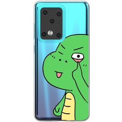 Mobigear Design Samsung Galaxy S20 Ultra TPU souple Coque arrière - Dino