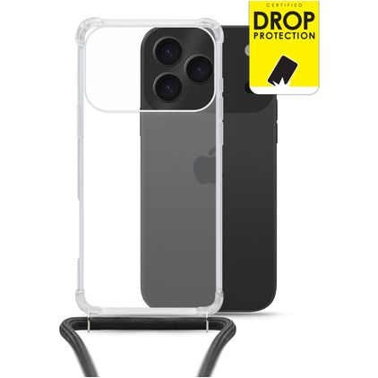 My Style Loop Transparente iPhone 17 Pro Max Coque avec cordon en TPU Souple - Transparent