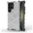 Mobigear Honeycomb Coque Samsung Galaxy S24 Ultra Coque arrière Rigide Anti-Chocs - Blanc