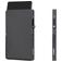 Valenta Cardprotector - Porte Cartes en en Aluminium - 5 Cartes - Compatible MagSafe - Gris