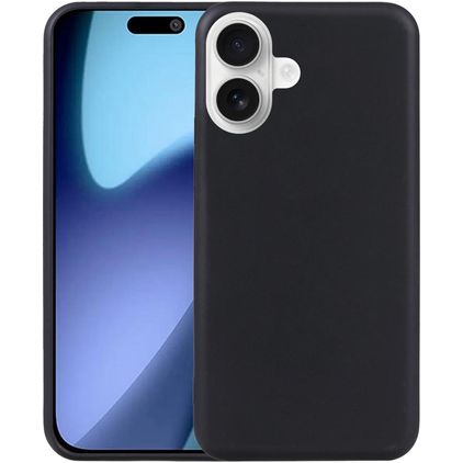 Mobigear Basics iPhone 17 TPU souple Coque arrière - Noir