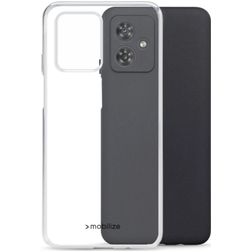 Mobilize Gelly Case Coque Transparente Motorola Moto G54 Coque arrière en TPU Souple - Transparent