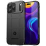 Mobigear Rugged Shield Coque iPhone 18 Pro Max Coque arrière en TPU Souple Anti-Chocs - Noir