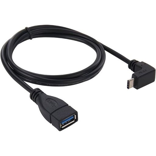 Mobigear - Câble USB-C vers USB-A 1 mètre - Noir