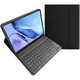 Mobigear Keys Coque Samsung Galaxy Tab S9 FE Etui Clavier Bluetooth QWERTY + Porte-crayon - Noir