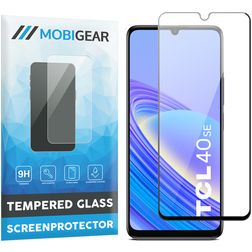 Mobigear Premium TCL 40 SE Verre trempé Protection d'écran - Compatible coque - Noir