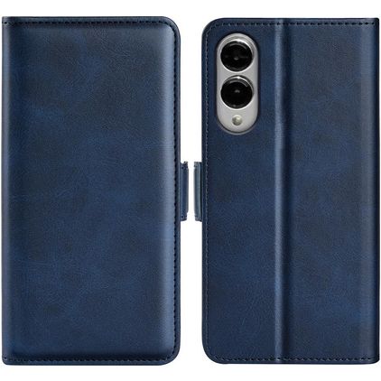 Mobigear Slim Magnet Housse Samsung Galaxy S25 Edge Etui Porte-Monnaie - Dark Blue