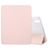 Mobigear Tri-Fold Gel Coque iPad 11 (2025) Etui en TPU,Similicuir + Porte-crayon - Rose