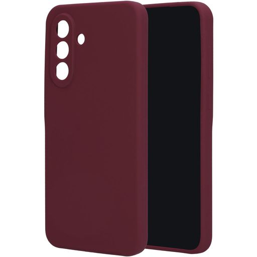 Mobiparts Coque Samsung Galaxy A36 Coque arrière en Silicone - Plum Red